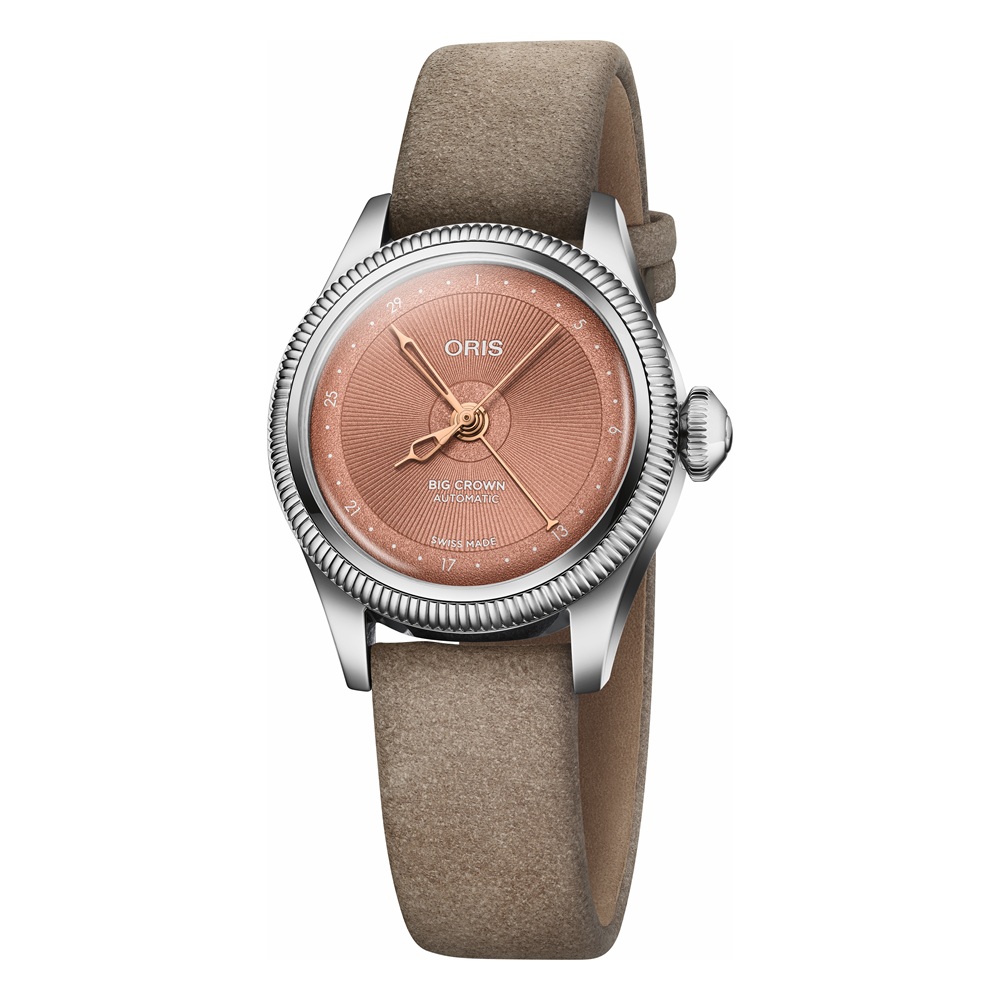 ORIS  Женские швейцарские часы, автоматический механизм, сталь, 29 мм